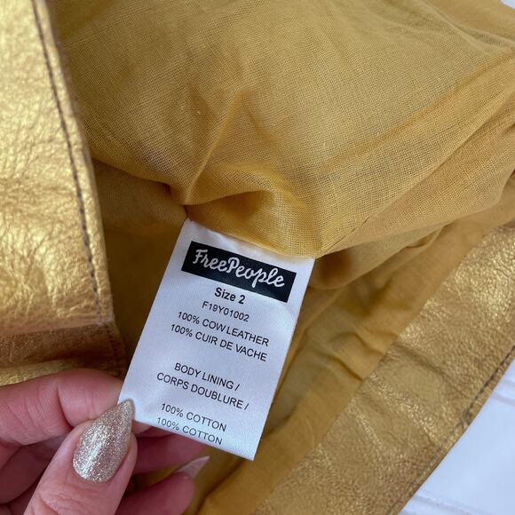 Free People Yellow Mini Dress - Picture 10 of 10